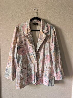 Vintage Floral Blazer